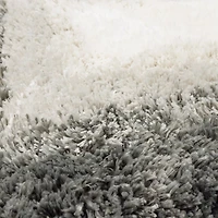 Gray Ombre Border Bath Mat, 2x3