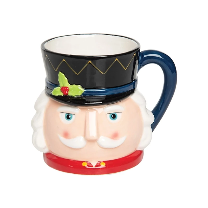 Nutcracker Christmas Mugs, Set of 2