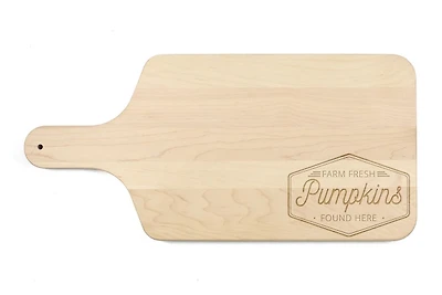 Maple Wood Farm Fresh Pumpkins Cutting Board