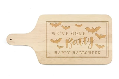 Maple Gone Batty Halloween Cutting Board