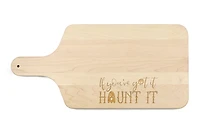 Maple Haunt It Halloween Cutting Board