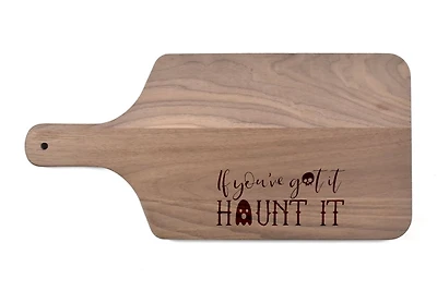 Walnut Haunt It Halloween Cutting Board