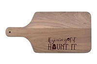 Walnut Haunt It Halloween Cutting Board