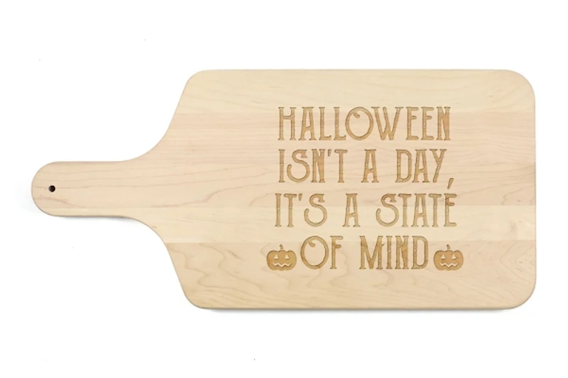 Maple Halloween is a State Of Mind Cutting Board