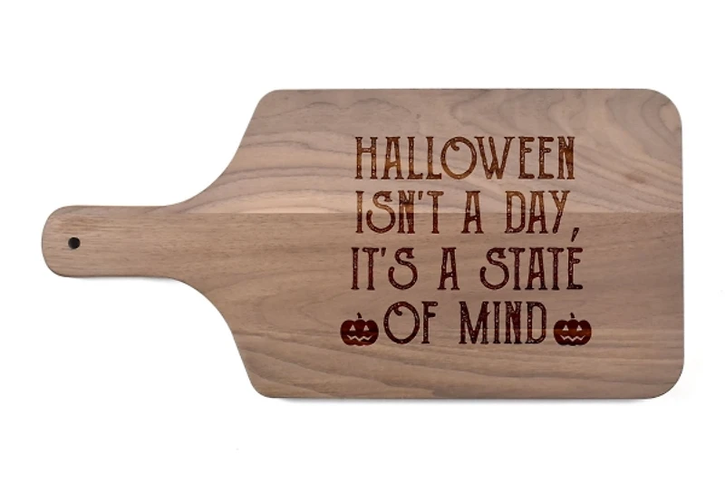 Walnut Halloween is a State of Mind Cutting Board
