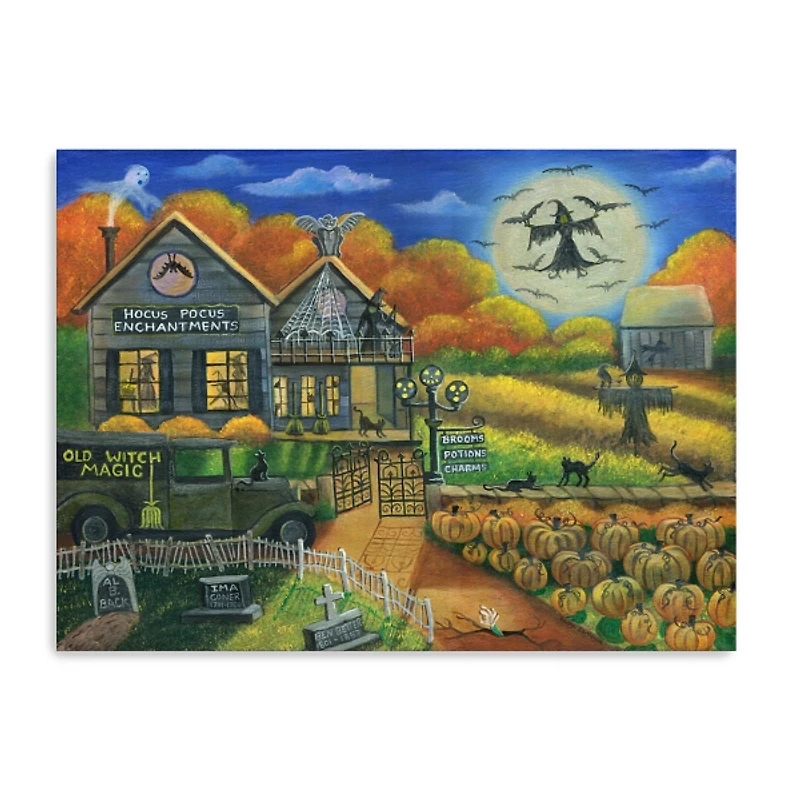 Witch Magic Canvas Art Print
