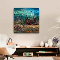 Haunted Farm Canvas Art Print, 30x30