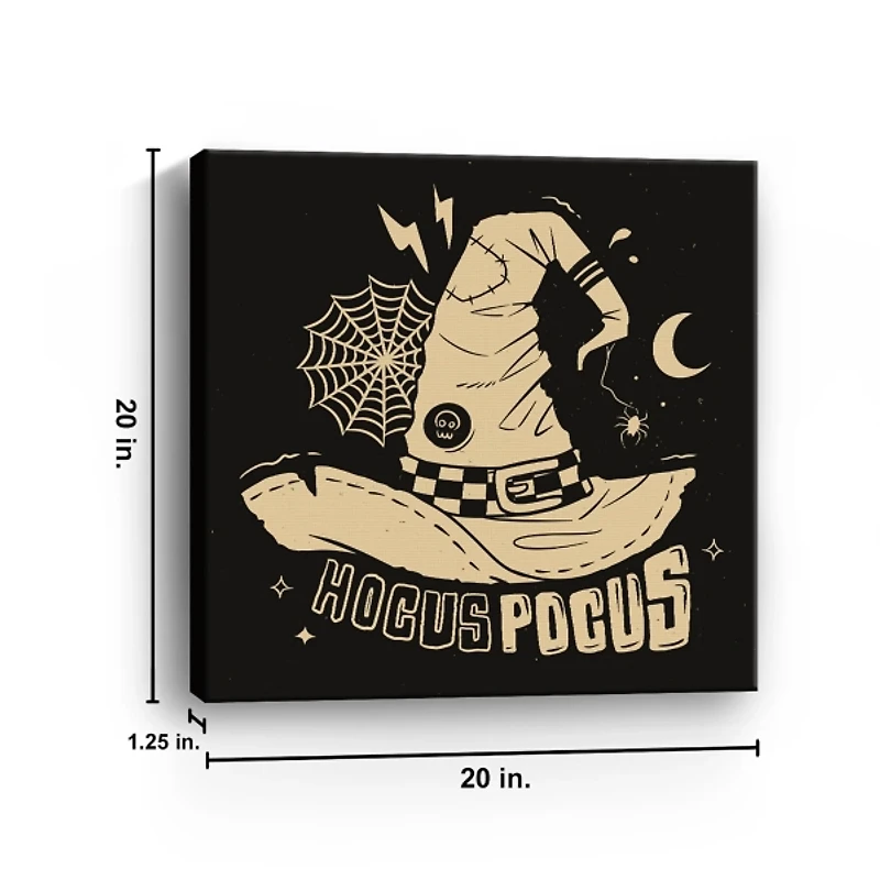 Hocus Pocus Witchy Canvas Art Print