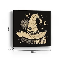 Hocus Pocus Witchy Canvas Art Print