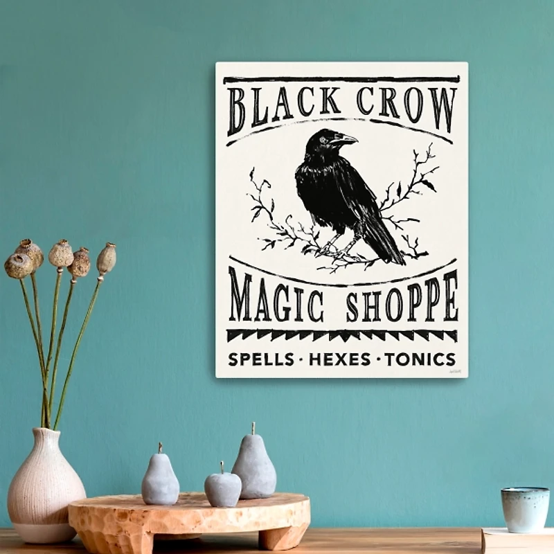 Black Crow Canvas Art Print