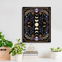 Mystical Moon Phases Canvas Art Print