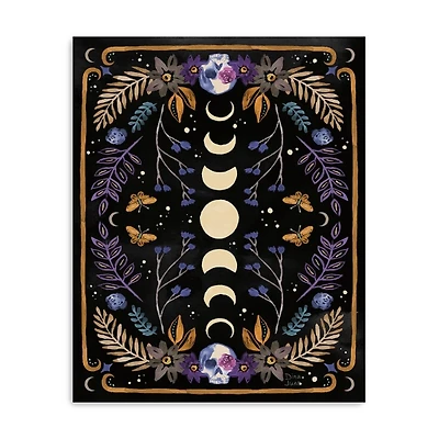 Mystical Moon Phases Canvas Art Print
