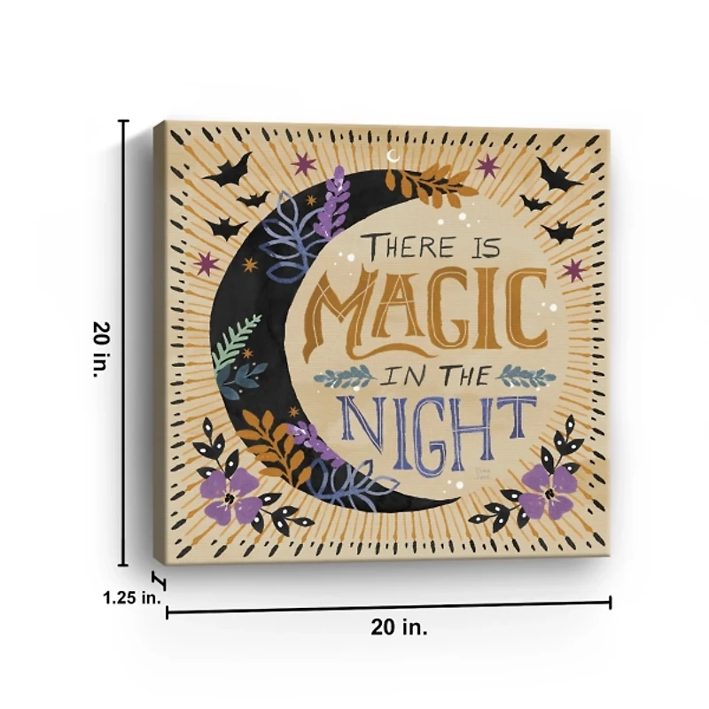There is Magic in the Night Canvas Art Print