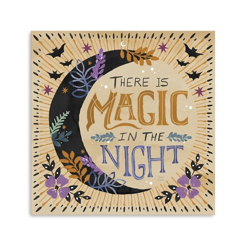 There is Magic in the Night Canvas Art Print