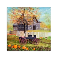 A Day on the Farm Canvas Art Print, 40x40