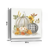 Pumpkin Décor I Canvas Art Print