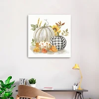 Pumpkin Décor I Canvas Art Print, 30x30