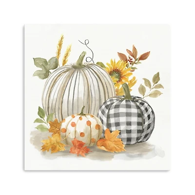Pumpkin Décor I Canvas Art Print, 30x30