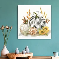 Pumpkin Décor II Canvas Art Print
