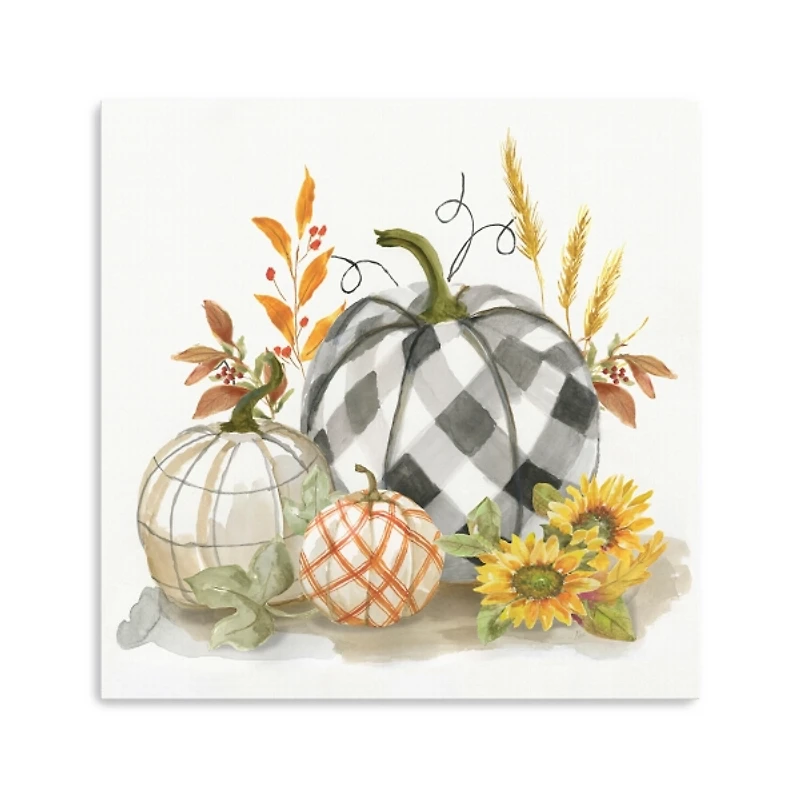 Pumpkin Décor II Canvas Art Print, 30x30