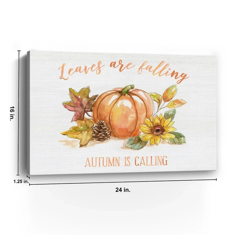 Autumn is Calling Canvas Art Print, 16x24