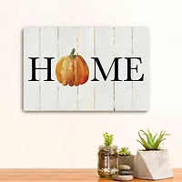Home Pumpkin Canvas Art Print, 16x20