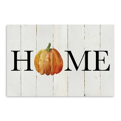 Home Pumpkin Canvas Art Print, 16x20