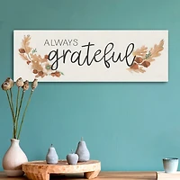 Always Grateful Canvas Art Print