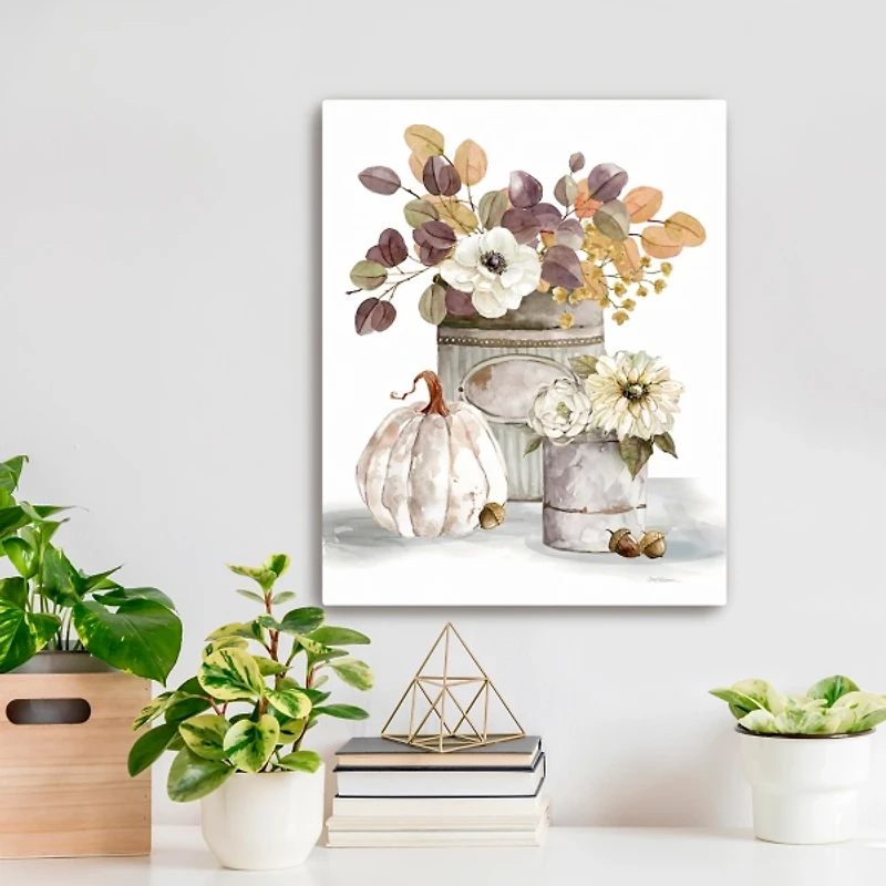 Fall Florals Canvas Art Print, 16x20 in.