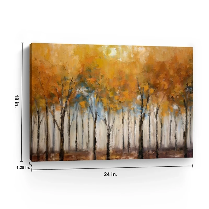 Autumn Forest Canvas Art Print