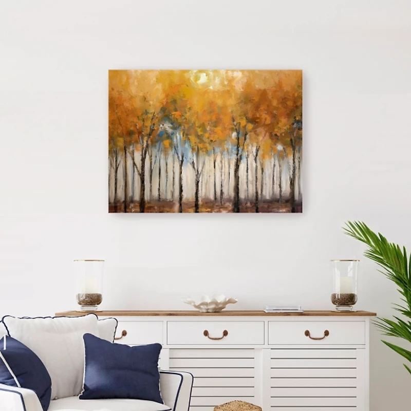 Autumn Forest Canvas Art Print, 32x24 in.