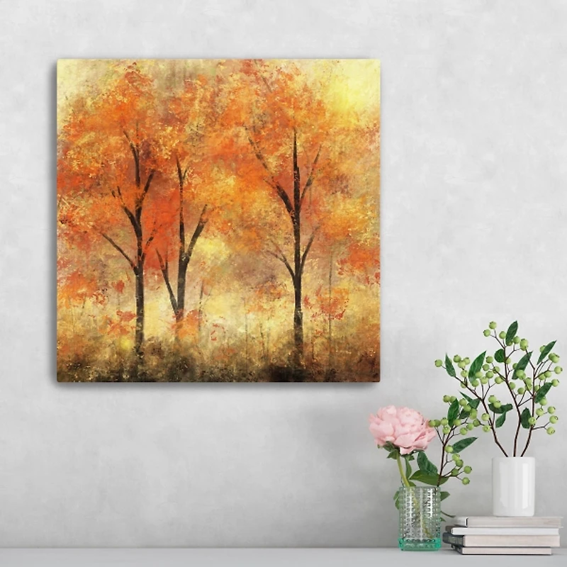 Autumn Trees Canvas Art Print, 20x20 in.