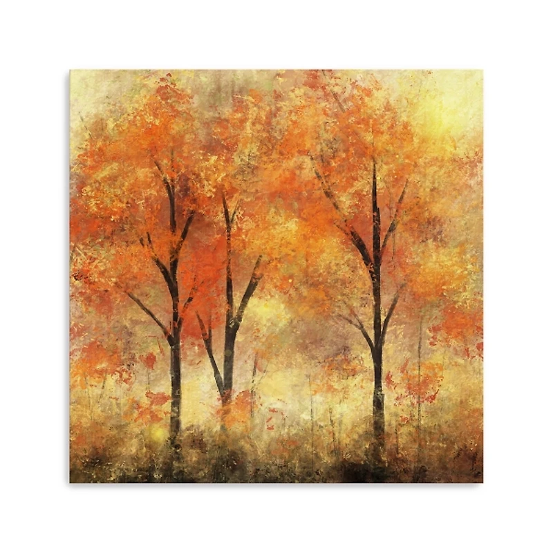 Autumn Trees Canvas Art Print, 40x40 in.