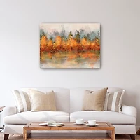 Fall Abstract Canvas Art Print, 40x30 in.
