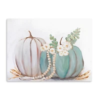 Double Pumpkins Canvas Art Print