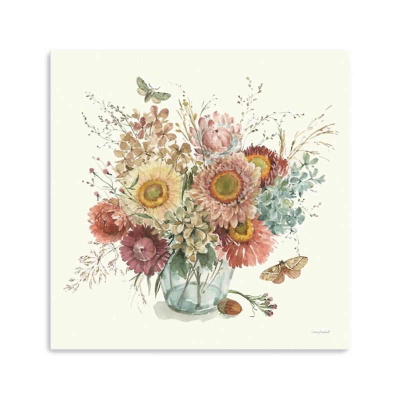 Harvest Bouquet Canvas Art Print, 30x30 in.