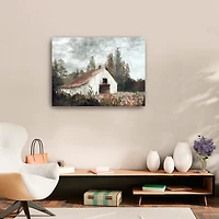 Neutral Barn Canvas Art Print, 32x24 in.