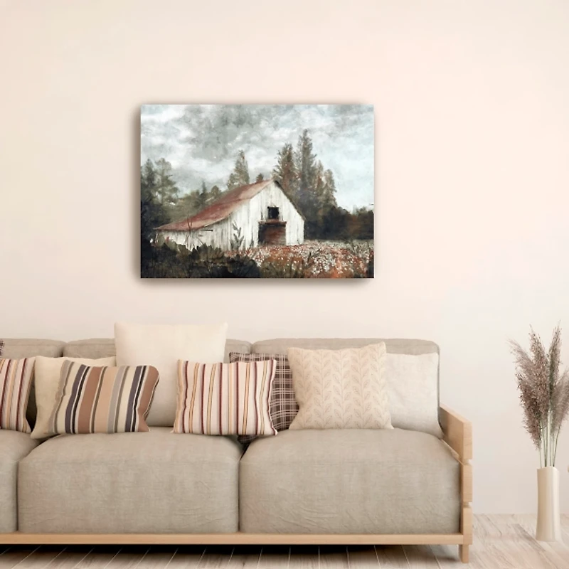 Neutral Barn Canvas Art Print, 40x30 in.