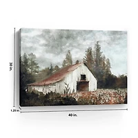 Neutral Barn Canvas Art Print, 40x30 in.