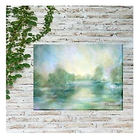 Lake View Outdoor Canvas Art Print