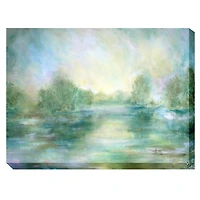Lake View Outdoor Canvas Art Print