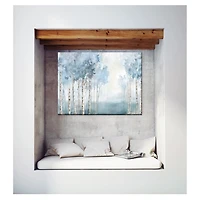 Silent Blue Landscape Outdoor Canvas Art Print