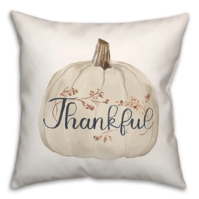 Thankful Pumpkin Outdoor Pillow