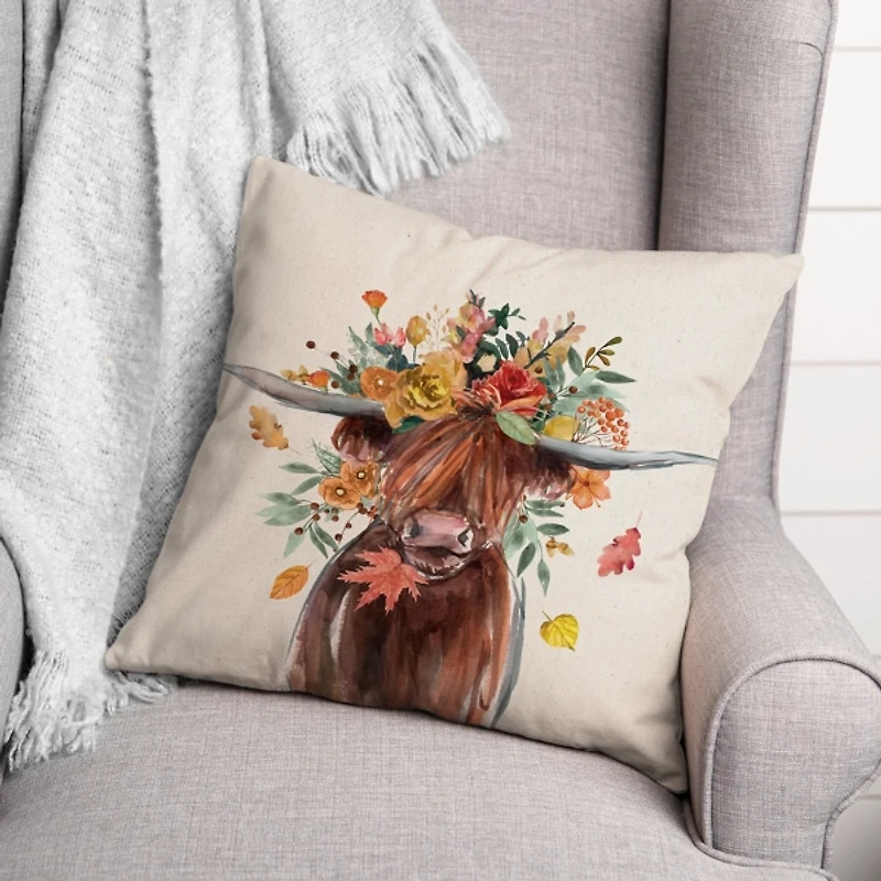 Harvest Highland Outdoor Pillow