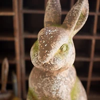 Faux Concrete Rabbit Outdoor Statue