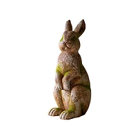 Faux Concrete Rabbit Outdoor Statue