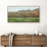 Autumn Grazers Framed Art Print