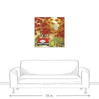 Harvest Cow Ride Canvas Art Print