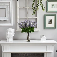 Lilac Arrangement in Glass Vase
