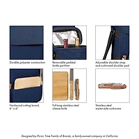 Louisville Cardinals Wine & Cheese Tote